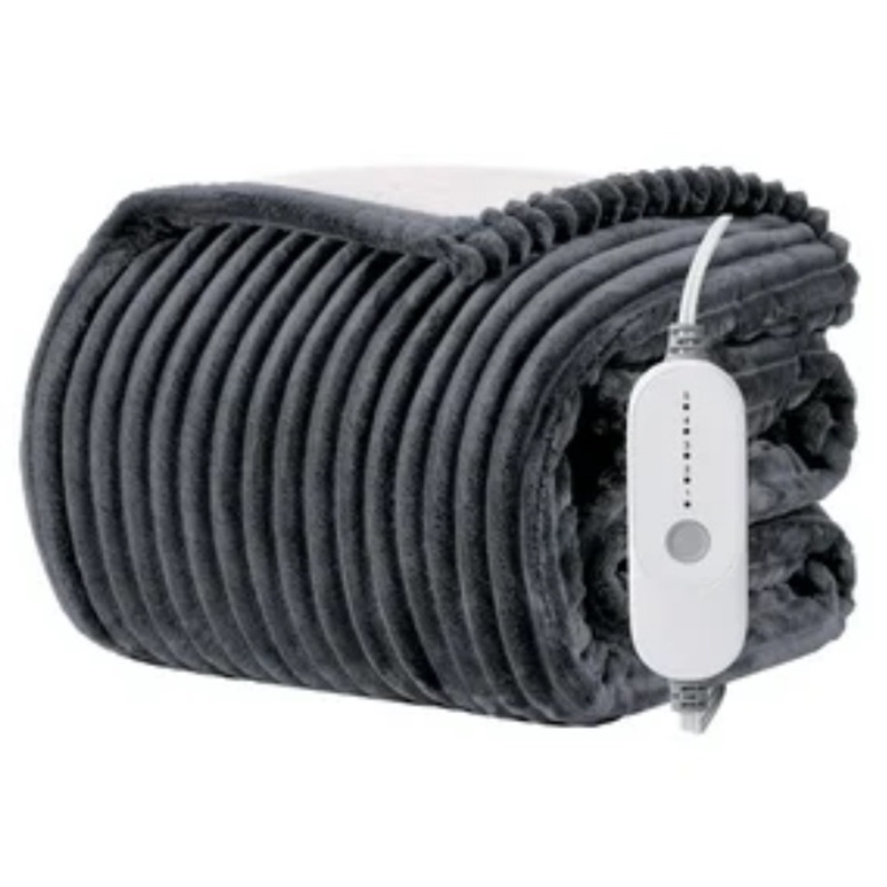 Plush Electric Heated Throw Blanket